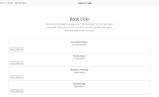 Bookclub Site